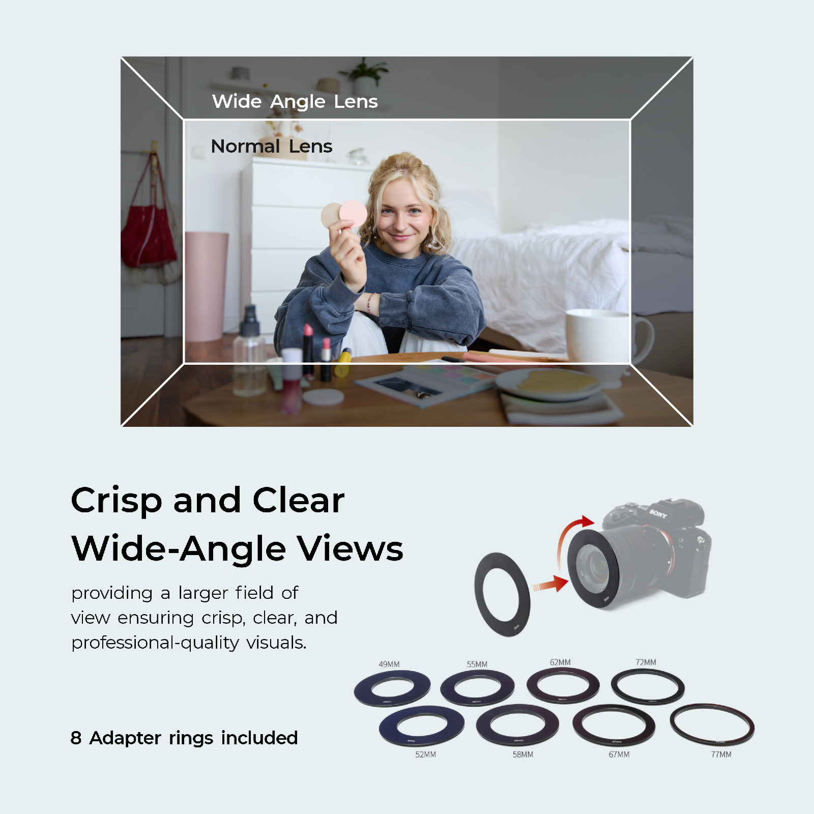 Digitek (DTP-008) 8" Teleprompter for Smartphone & Camera