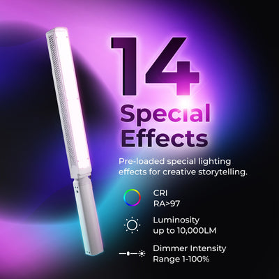 Digitek (DSL-1000 RGB) Portable RGB LED Stick Light 100W