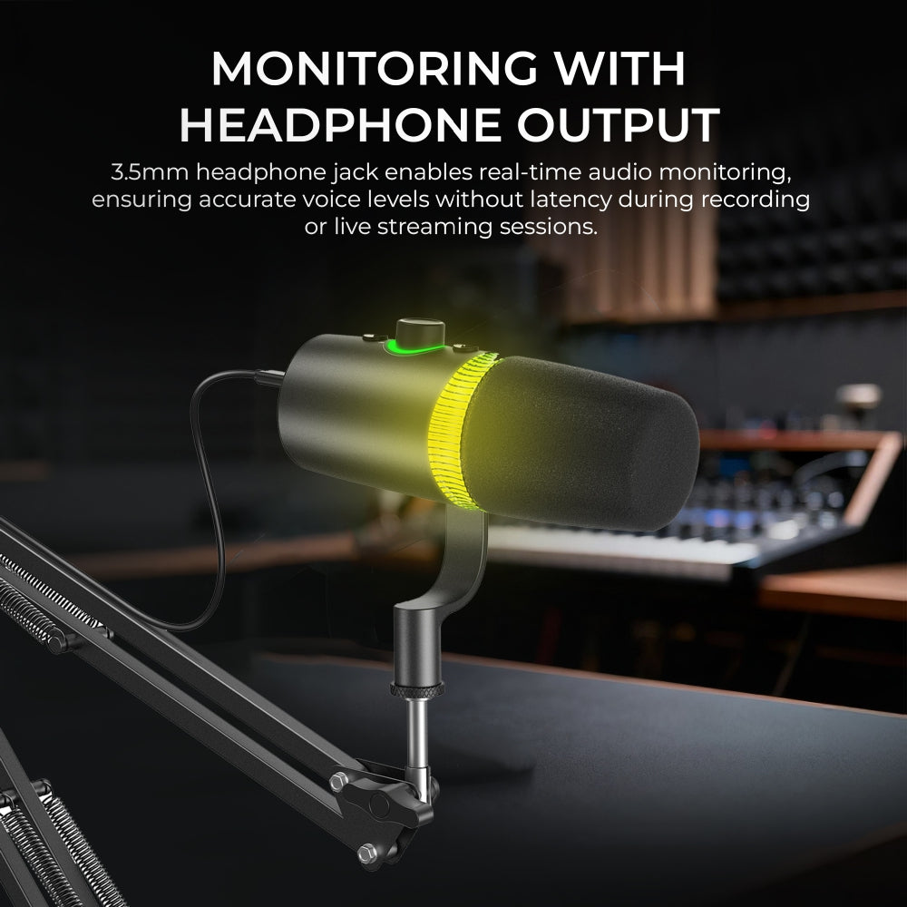 Digitek (DM 701) RGB  Podcast-Gaming Microphone