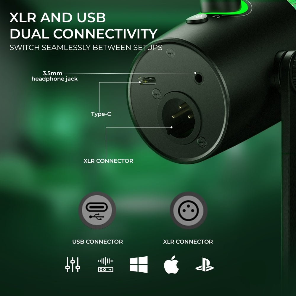 Digitek (DM 701) RGB  Podcast-Gaming Microphone