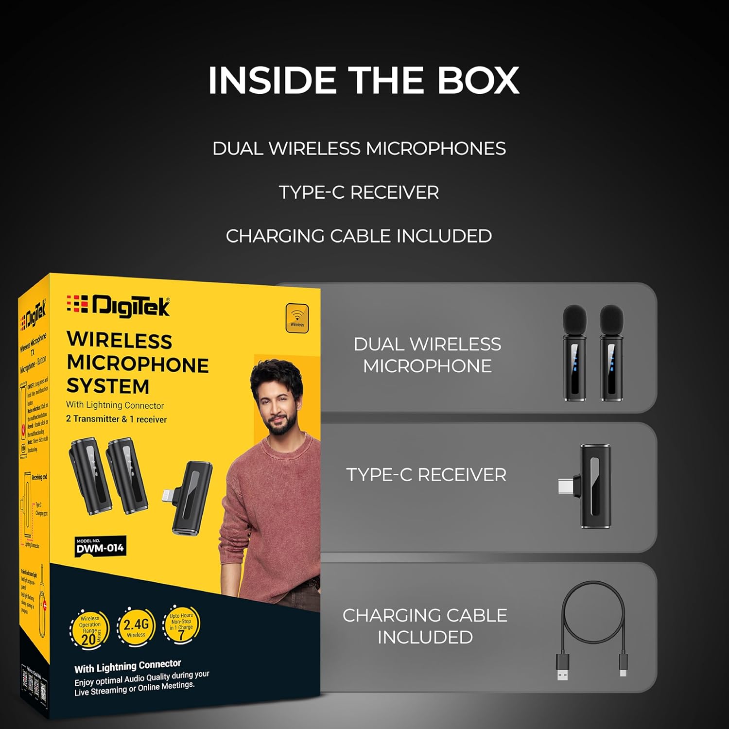 Digitek (DWM 014) Wireless Microphone
