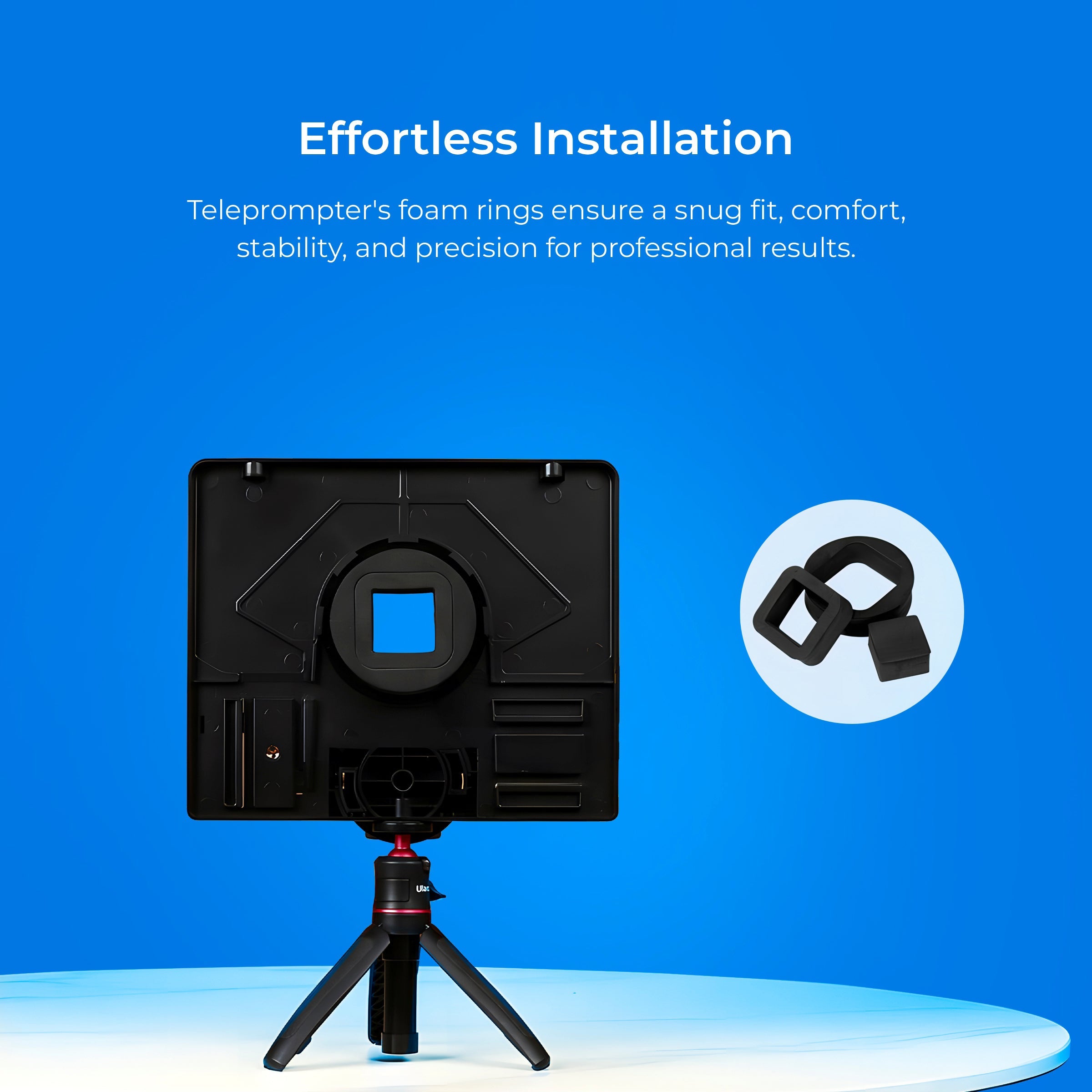 Digitek (DTP 010) 10â€ Digitek Teleprompter for Smartphone & DSLR Supports w/Remote Control, APP Compatible with iOS & Android System for Video Creator - Digitek