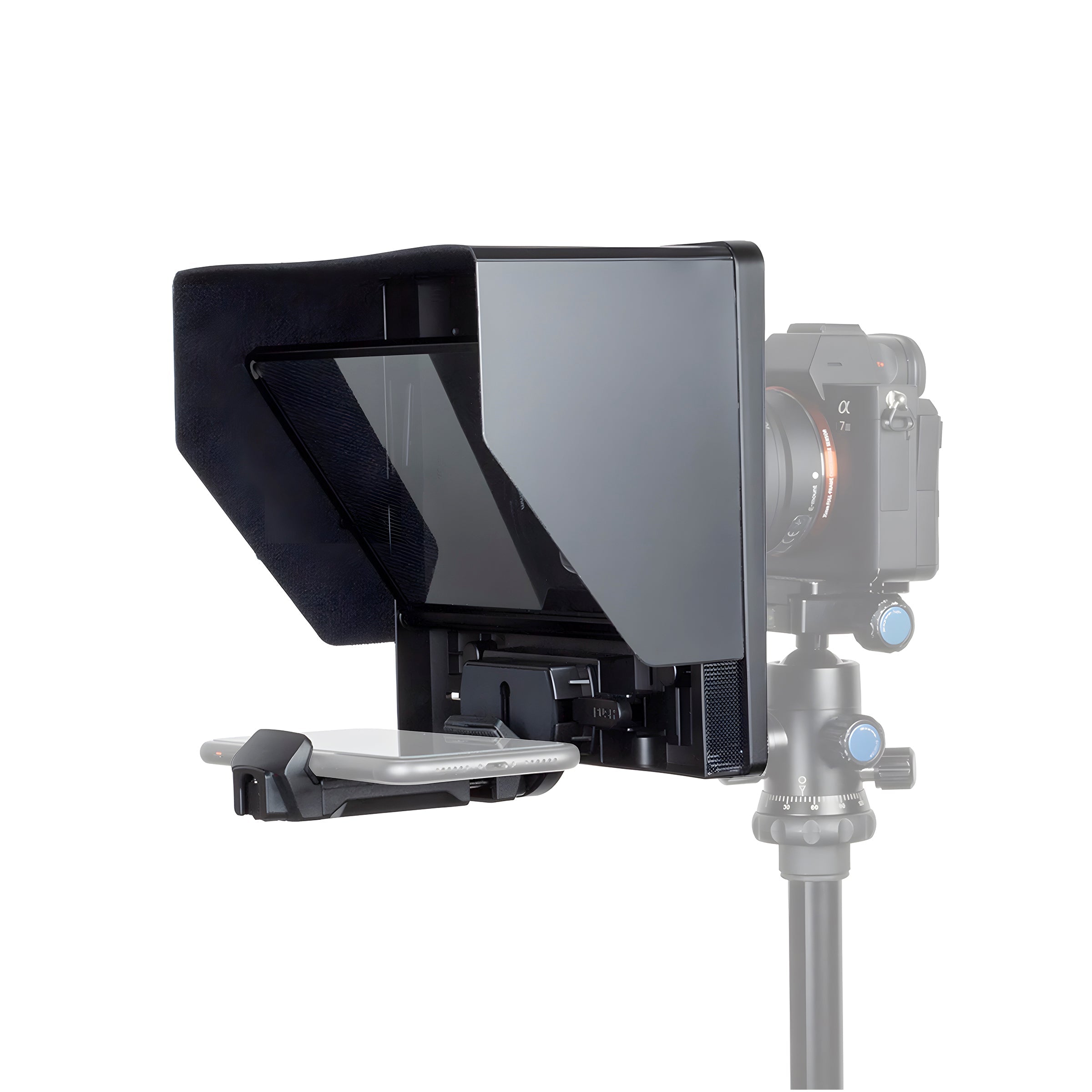 Digitek (DTP 010) 10â€ Digitek Teleprompter for Smartphone & DSLR Supports w/Remote Control, APP Compatible with iOS & Android System for Video Creator - Digitek