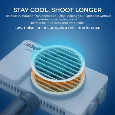 Digitek (LED-D40W) 40W Portable Bi-Color LED Video Light