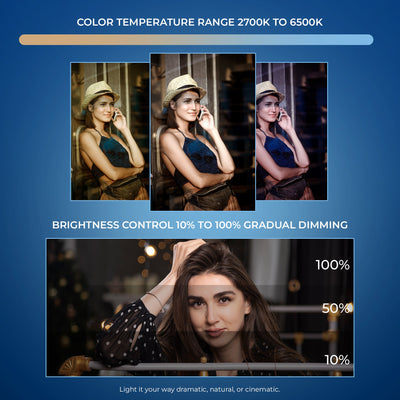 Digitek (LED-D40W) 40W Portable Bi-Color LED Video Light