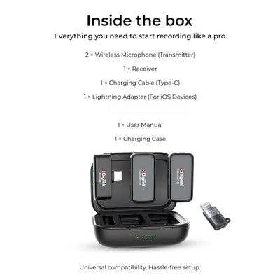 Digitek (DWM 120) Wireless Microphone System with Noise Reduction