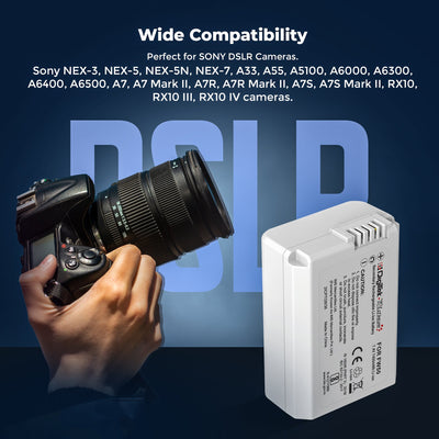Digitek Platinum (NP-FW50) 2100mAh Li-ion Battery for Sony Cameras