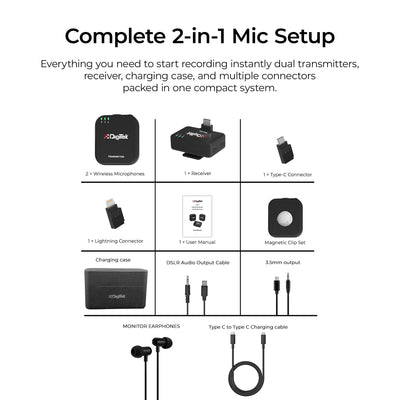 Digitek (DWM 121) 2 in 1 Wireless Microphone