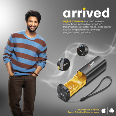 Digitek (DWM-124) 2-in-1 Wireless Microphone